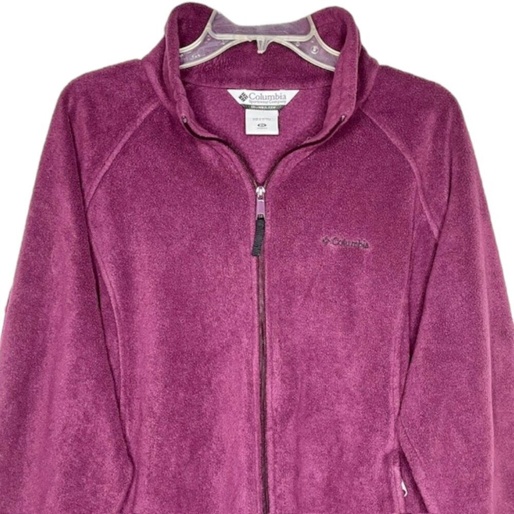 Columbia Plus Benton Springs Full Zip Fleece - Marionberry - 2X - Picture 5 of 11